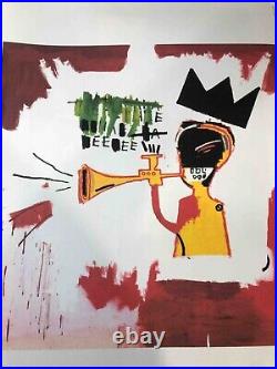 Jean Michel Basquiat Lithographie Off Set CM 50x70 Avec Certificat De Originel