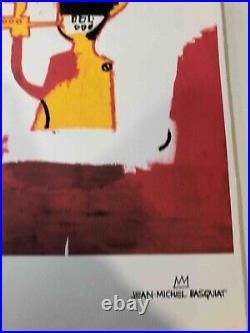 Jean Michel Basquiat Lithographie Off Set CM 50x70 Avec Certificat De Originel