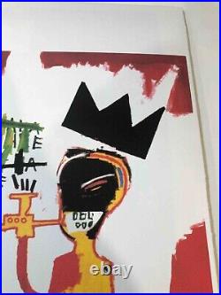 Jean Michel Basquiat Lithographie Off Set CM 50x70 Avec Certificat De Originel