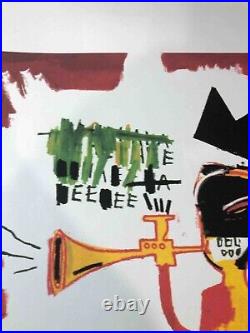 Jean Michel Basquiat Lithographie Off Set CM 50x70 Avec Certificat De Originel