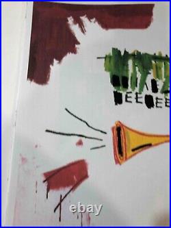 Jean Michel Basquiat Lithographie Off Set CM 50x70 Avec Certificat De Originel