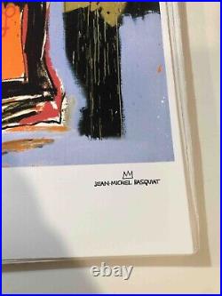 Jean Michel Basquiat lithographie compenser cm 50x70 avec certificat authentique