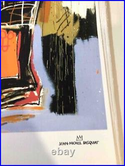 Jean Michel Basquiat lithographie compenser cm 50x70 avec certificat authentique