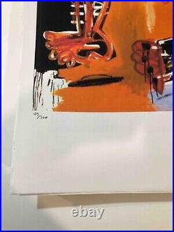 Jean Michel Basquiat lithographie compenser cm 50x70 avec certificat authentique