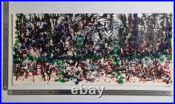 Jean-Paul Riopelle, Lithographie originale grand format XXe, DLM, Maeght, 1970