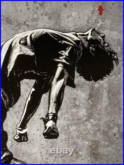 Jef Aérosol lithographie signée. Vendue encadrée