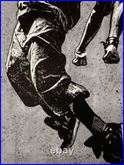 Jef Aérosol lithographie signée. Vendue encadrée