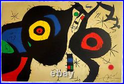 Joan Mirò Lithographie Maeght- (Pablo Picasso Marcel Duchamp Frida Kahlo)