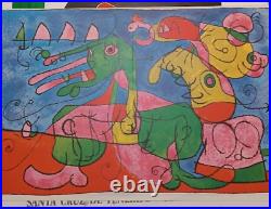 Joan Miro lithographie originale Ubu Le rois chez le Tzar