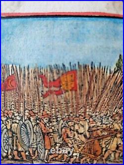 Johannes Stumpf FEUILLET de 1548 RARE A VOIR Bataille de Tolbiac