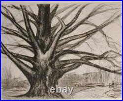 Jolie Gravure Attribué À Pierre Frachon Forcade (1902-1996) Non Signé