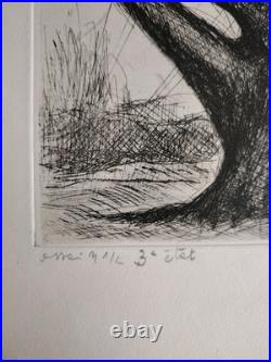 Jolie Gravure Attribué À Pierre Frachon Forcade (1902-1996) Non Signé