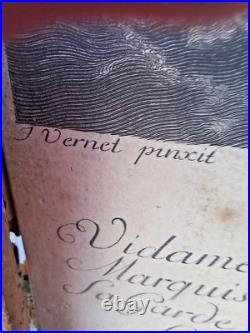 Joseph VERNET (1714-1789) Après l' Orage Gravure Balechou Vers 1750 Cadre 18e