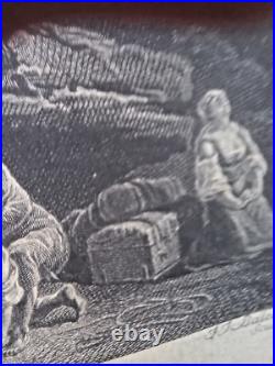 Joseph VERNET (1714-1789) Après l' Orage Gravure Balechou Vers 1750 Cadre 18e