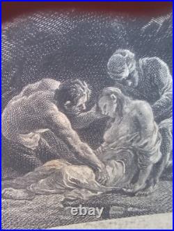 Joseph VERNET (1714-1789) Après l' Orage Gravure Balechou Vers 1750 Cadre 18e