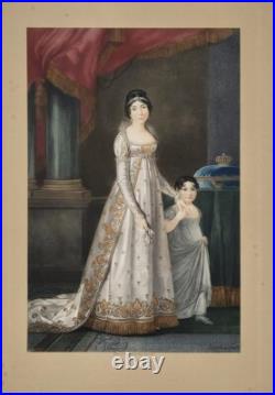 Julie Clary Photogravure en couleurs, publiée par Manzi & Joyant