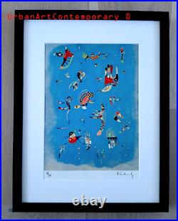 Kandinsky Lithographie Signed Numbered on 150, Certificat Edition CADRE INCLUS