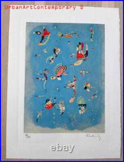 Kandinsky Lithographie Signed Numbered on 150, Certificat Edition CADRE INCLUS