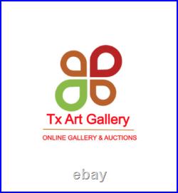 Keith Haring + Beau Signée Imprimé Encadré 50.8x40.6cm Acheter It Now