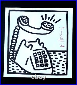 Keith Haring + Signée Imprimé Encadré + Acheter It Aujourd'Hui