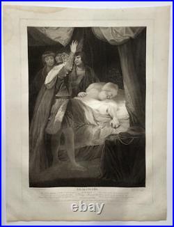 King Richard VI Shakespeare 1792 Grande Gravure Originale Edition Anglaise King Richard VI Shakespeare 1792 Grande Gravure Originale Edition Anglaise