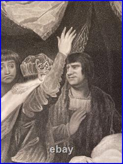 King Richard VI Shakespeare 1792 Grande Gravure Originale Edition Anglaise King Richard VI Shakespeare 1792 Grande Gravure Originale Edition Anglaise