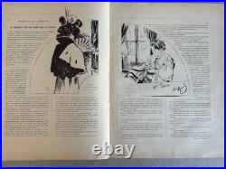 Kupka lithographie Revue cocorico 1900 Mucha Jacques Villon Louis Legrand Coq