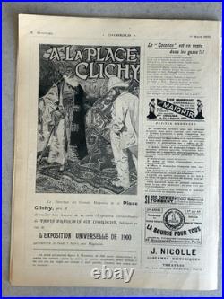 Kupka lithographie Revue cocorico 1900 Mucha Jacques Villon Louis Legrand Coq