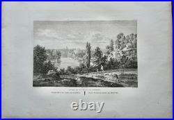 LABORDE, 1808, JARDINS DE FRANCE Seconde vue de l'etang des ISLETTES