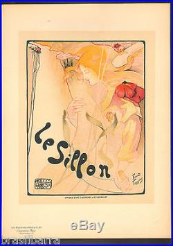 LES MAITRES DE L'AFFICHE Fernand Toussaint Le Sillon Lithographie 1897