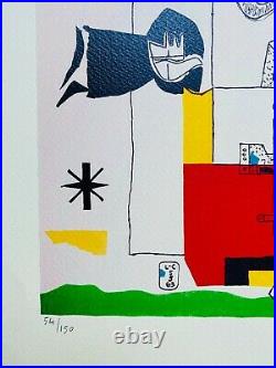 LE CORBUSIER Totem SIGNED LITHOGRAPH