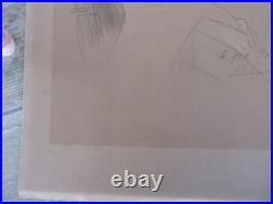 LITHOGRAPHIE DEDICACEE Gabrielle Réjane par Michel Simonidy 1916