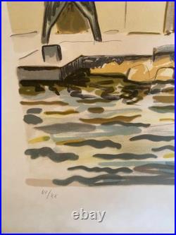 LITHOGRAPHIE signée Yves Brayer, numérotée VI/XX, Le fort St Nicolas