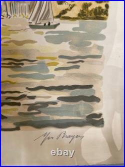 LITHOGRAPHIE signée Yves Brayer, numérotée VI/XX, Le fort St Nicolas