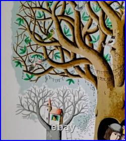 LIithographie ORIGINALE Raymond PEYNET L'Arbre d'amour signée Numérotée