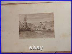LOT DE 14 PLANCHES ORIGINALES. EAUX-FORTES/AQUATINTE. FRANCOIS-AUGUSTE RAVIER. XIXe