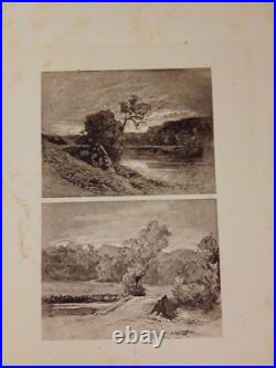 LOT DE 14 PLANCHES ORIGINALES. EAUX-FORTES/AQUATINTE. FRANCOIS-AUGUSTE RAVIER. XIXe