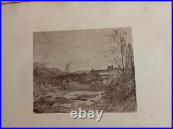 LOT DE 14 PLANCHES ORIGINALES. EAUX-FORTES/AQUATINTE. FRANCOIS-AUGUSTE RAVIER. XIXe