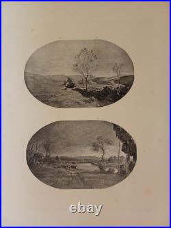 LOT DE 14 PLANCHES ORIGINALES. EAUX-FORTES/AQUATINTE. FRANCOIS-AUGUSTE RAVIER. XIXe