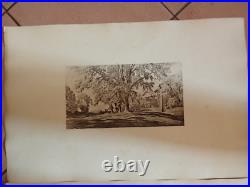LOT DE 14 PLANCHES ORIGINALES. EAUX-FORTES/AQUATINTE. FRANCOIS-AUGUSTE RAVIER. XIXe