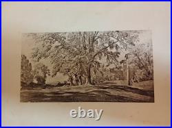 LOT DE 14 PLANCHES ORIGINALES. EAUX-FORTES/AQUATINTE. FRANCOIS-AUGUSTE RAVIER. XIXe