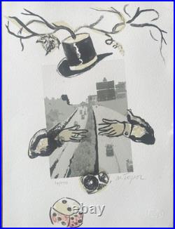 L'Autoroute et le Hasard Nicolas Topor Lithographie signée numérotée
