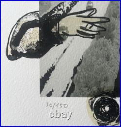 L'Autoroute et le Hasard Nicolas Topor Lithographie signée numérotée L'Autoroute et le Hasard Nicolas Topor Lithographie signée numérotée