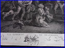La liberté du braconnier F. R. Le Jeune INGOUF (1747-1812) d'après Benazech Ch