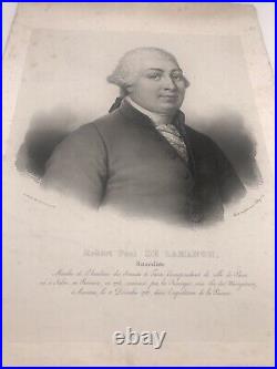 Langlumé d'après Antoine Maurin (1793-1860) Robert Paul Lamanon, Naturaliste