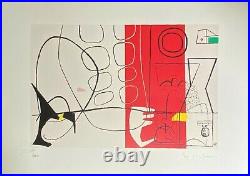 Le Corbusier Les Des Sont Jetes Lithographie Signed