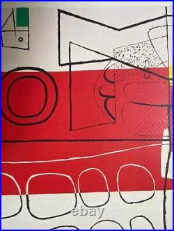 Le Corbusier Les Des Sont Jetes Lithographie Signed