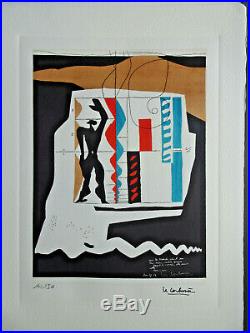 Le Corbusier / Lithographie + Certificat