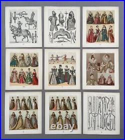 Le Costume Historique, 167 Planches, Lithographies XIXe