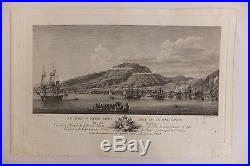 Le Fort Saint-Pierre dans l'Isle de la Martinique, vu du Mouillage gravure 1780
